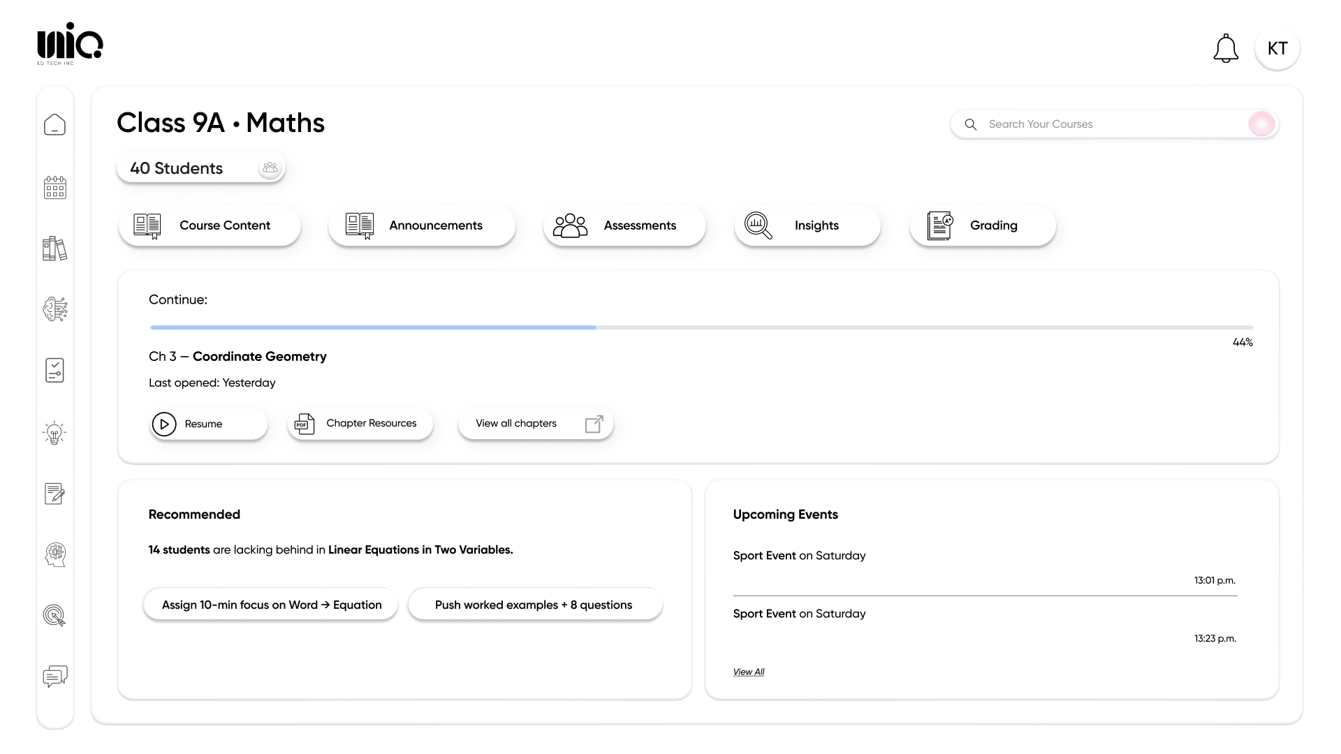 Structured Curriculum, Zero Chaos